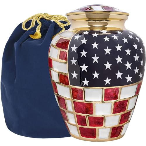 Trupoint Memorials Cremation Urns for Human Ashes, Military and Patriotic