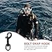 GANAZONO Stainless Steel Swivel Bolt Snap Hook 2.75In Clamp Hook Buckle for Scuba Diving Gear Industrial Use Keychains and Outdoor Safety Equipment