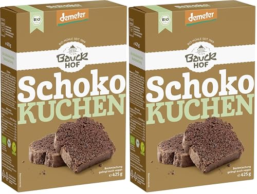 Bauckhof Schokokuchen, 425 g (Packung mit 2)