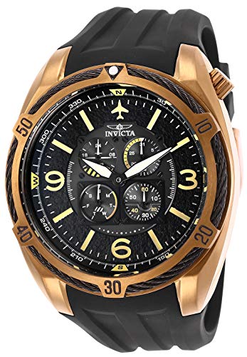Preisvergleich Produktbild Invicta Herren Quarz Uhr mit Silikon Armband 28083