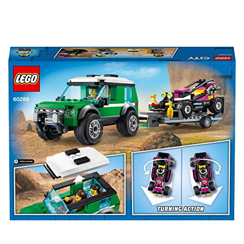 LEGO 60288 City Great Vehicles Furgoneta de Transporte del Buggy de Carreras