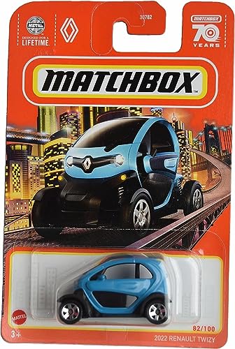 Matchbox 2022 Renault Twizy, Teal 82/100 miniatura 1