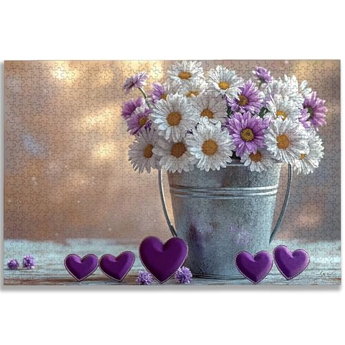 花 ジグソーパズル 1500ピース 大人向け 植物 ジグソーパズル 木製 Puzzle 87x57 cm 美しい梱包箱付き 大人向け 難しい 挑戦 Puzzle ホームデコレーションに最適、女性へのギフト、男性へのギフト、-1341