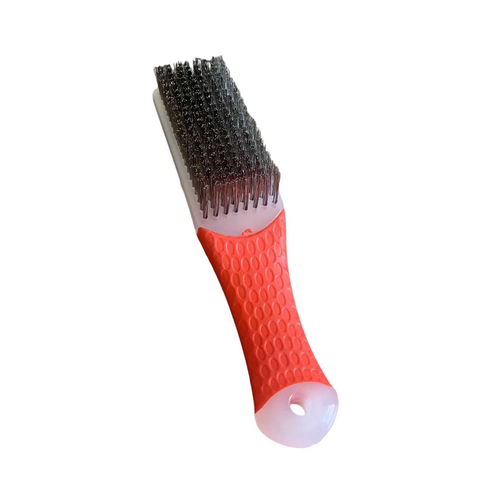 Msioytog Antique Cleaning Brush with Stainless Steel Bristles Efficient Rust Removal Polishing Metal Bristles Handle Design Brass Wire Polishing Brush