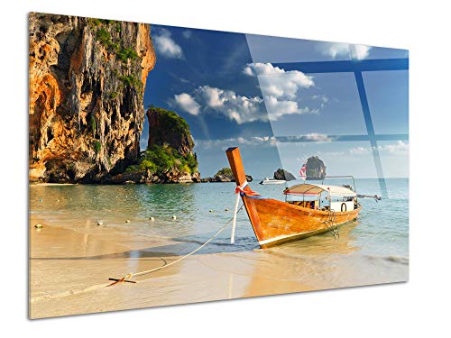 DECLINA, cadre photo, impression verre acrylique, tableau mural, paysage tropical, décoration murale, art décoratif, tableau photo, décoration intérieure, cadeau design