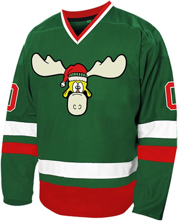 CUTHBERT #00 Griswold Movie Ice Hockey Jersey Men's Christmas S-3XL Vacation Stitched Shirts - Image 2