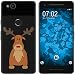 Produktbild PhoneNatic Case kompatibel mit Google Pixel 2 Silikon-Hülle X Mas Weihnachten Rentier M3