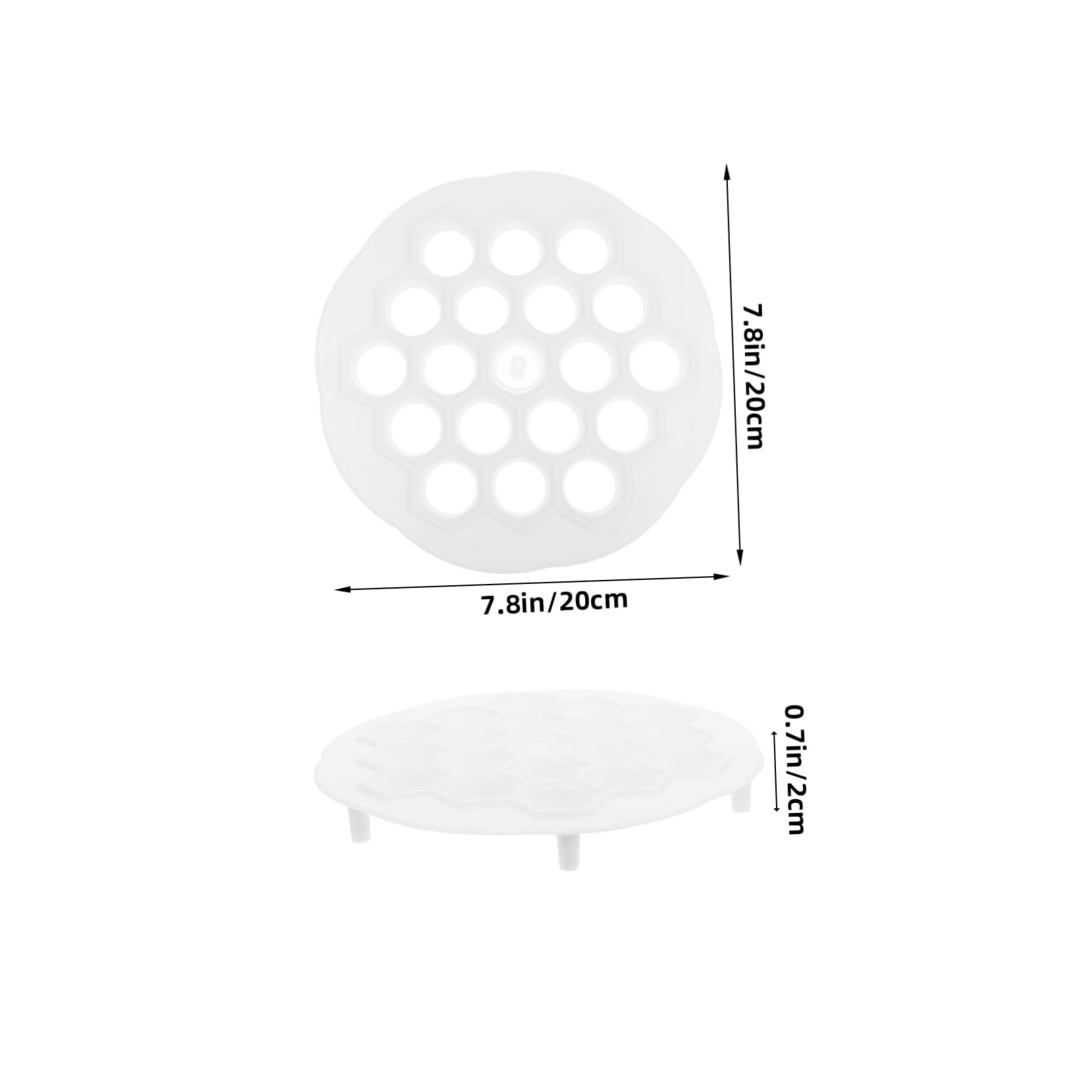ABOOFAN 19 Hole Russian Ravioli Maker Dumpling Mold Maker Plastic Dumpling Mold Kitchen Supply Multi-hole Household Ravioli Plastic