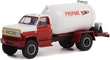 1985 C-65 Propane Truck, Red - Greenlight 45160A/48-1/64 Scale Diecast Model Car