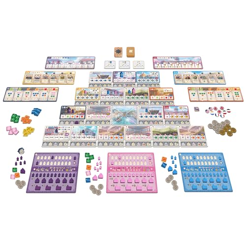 Image of Synapses Games | Yokohama | Strategy Board Game | Worker Placement Set in Japan | 2 to 4 Players | 90 Minutes | Ages 14+