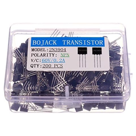 BOJACK 2N3904 NPN Transistors Pack of 200 Cover