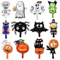 12Pcs Halloween Balloons - Mini Balloons Halloween Decor Set for Party Night Decorations