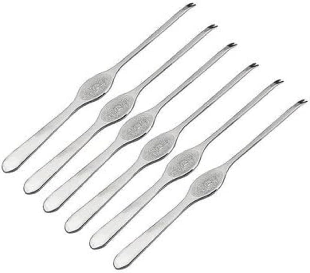 LACOR 62976 6 PCS ST.Steel Seafood Forks