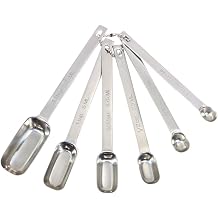 MASTER CLASS - 6-in-1 Milliliter Rectangular Measuring Spoon, Stainless Steel
