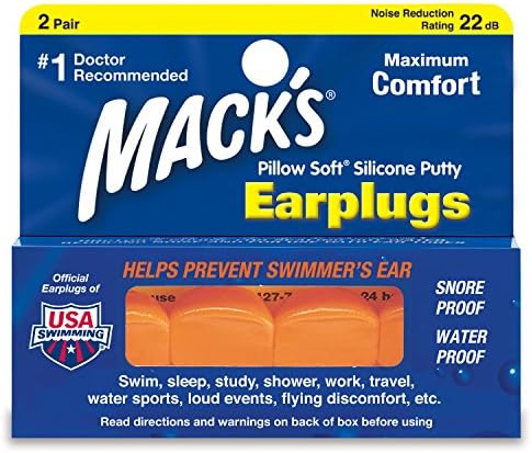Mack's Pillow Soft Silicone Earplugs