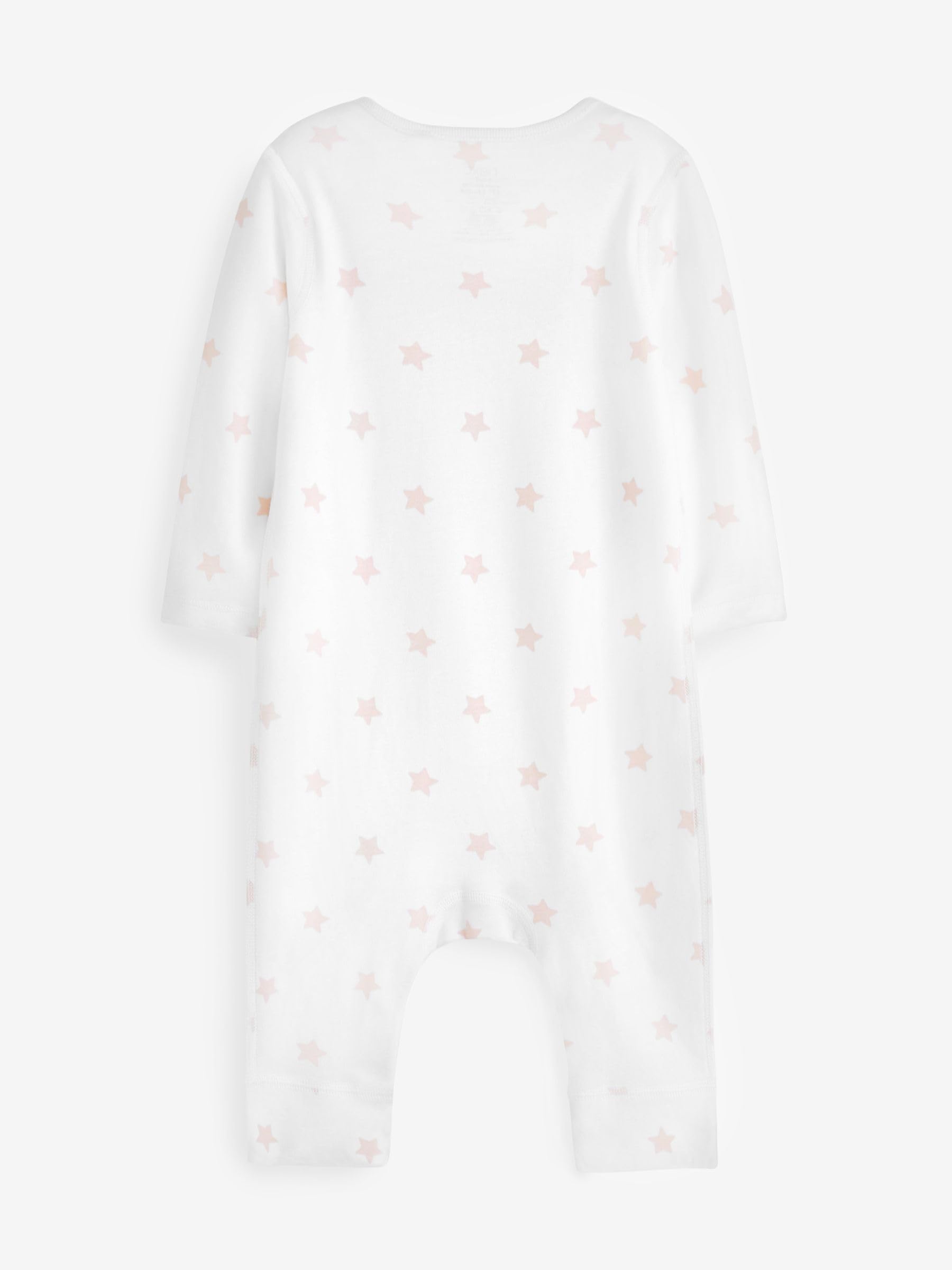 NEXT Bebés niña Pack de 2 Pijamas Tipo Pelele respetuosos con la Piel de tu bebé