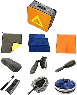 ibasenice 1 Conjunto De Lavagem De Carro Kits De Lavagem De Carro Toalhas De Esponja De Lavagem De Carro Para Limpeza Kit De Limpeza Pax Toalha De Limpeza De Carro Luva De Lavagem De Carro