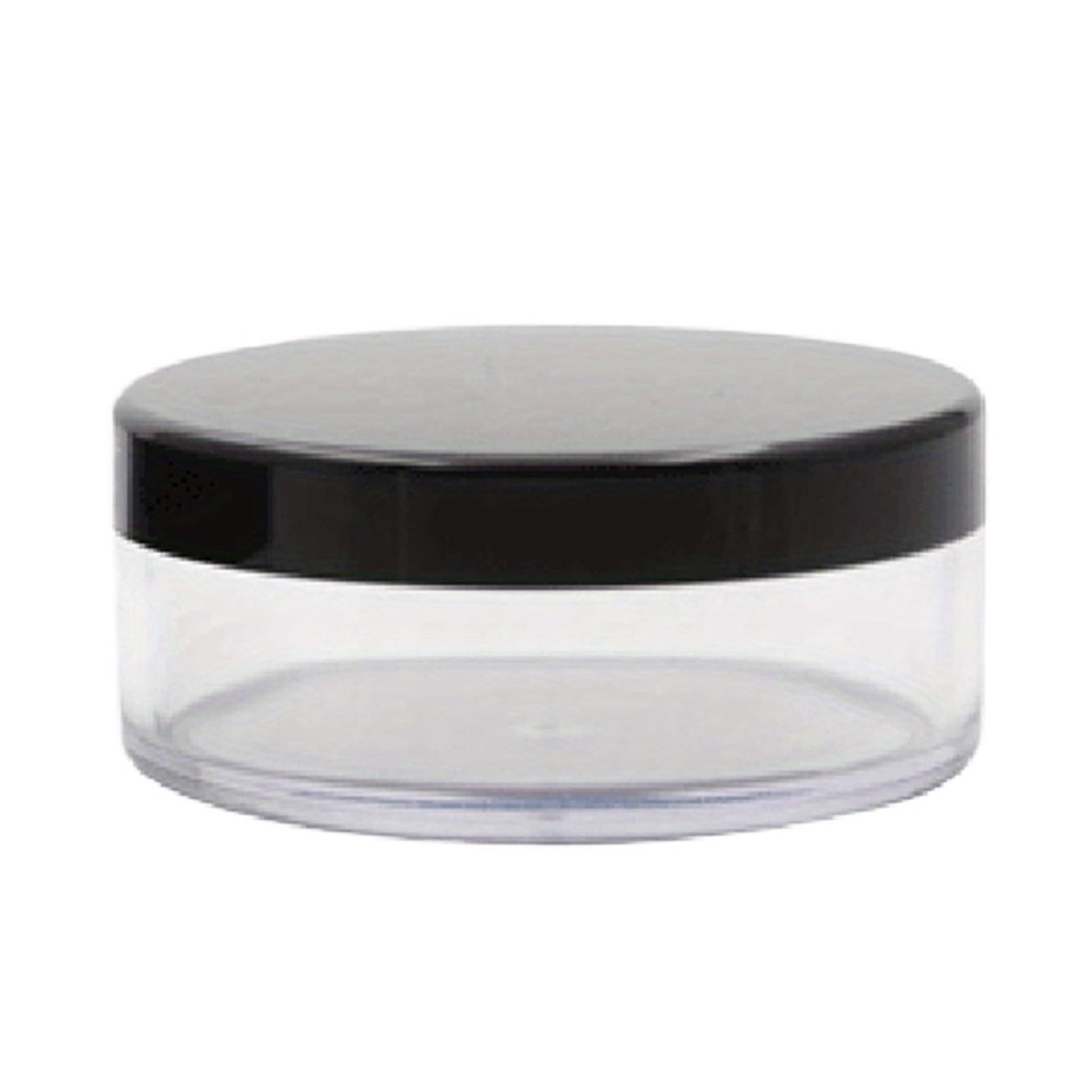 Loose Powder Containers 16pcs 30g/50g Plastic Loose Powder Jar with Sifter Empty Cosmetic Container Makeup Compact Portable Box(50g)