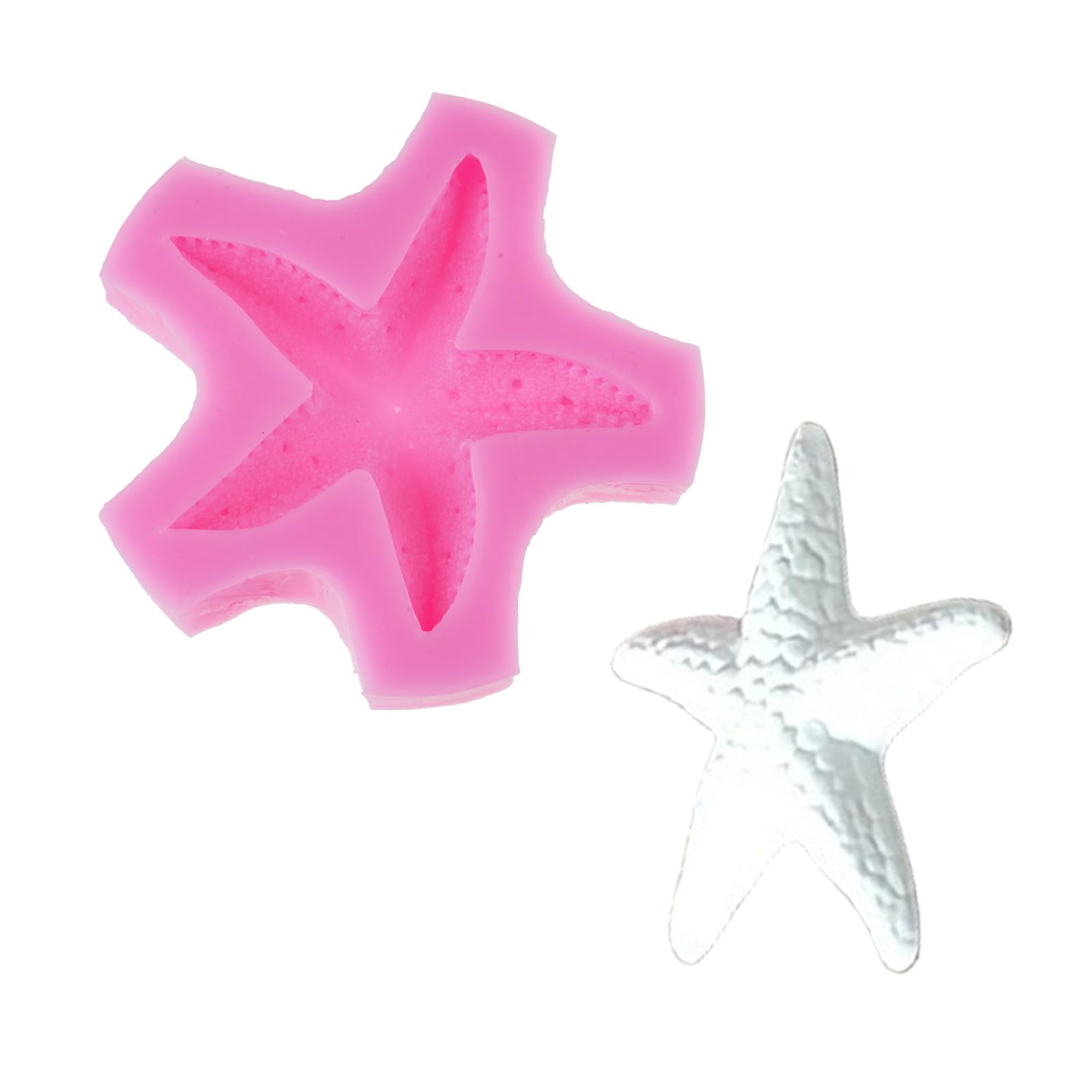Tsophreniq Sea Creature Star Fish Silicone Molds for Soap Home Decoration Easy Demolding Epoxy Resin Silicone Molds Easy to Demold