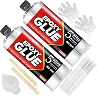 Epoxidkleber 100ml - 5 Minuten Epoxidharz Klebstoff Extra Stark für Metall, Kunststoff, Holz, Keramik, Glas, 2K Transparenter Epoxidharz Kraftkleber, Robust, Wasserfest und Hitzebeständig