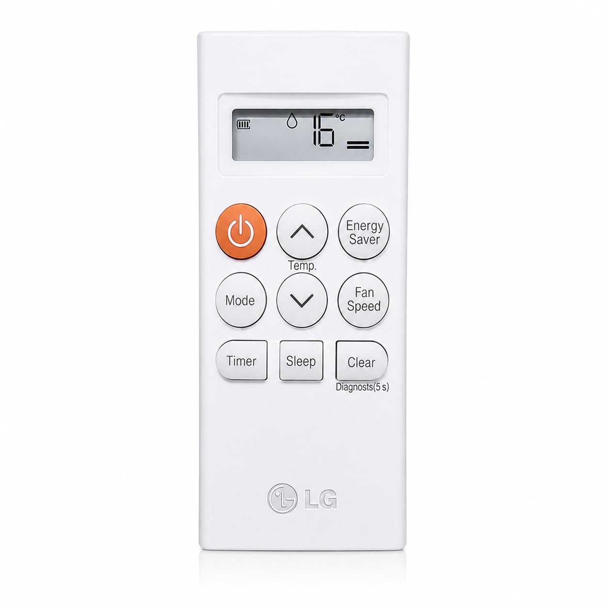 LG AC Remote Compatible with LG Split & Window Air Conditioner AKB73598009 Models, Replacement Remote Control, RE 114B-image-0