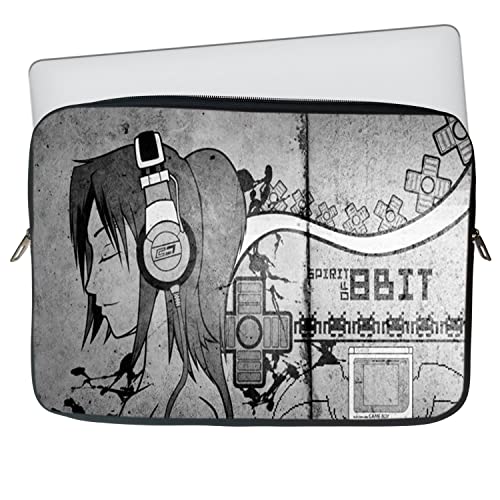 Image of TheSkinMantra Chain Laptop Sleeve Bag Compatible with Laptop /Macbooks /Chrombook /Notebook /Zbook (15.6 Inch (Chain), Music is On)