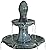 Modern Outdoor Cascading Floor Water Fountain with LED Light 3-Tier Teal Blue Ceramic 46" for Yard Garden Patio Backyard Deck Home Lawn Porch House Exterior Balcony - John Timberland