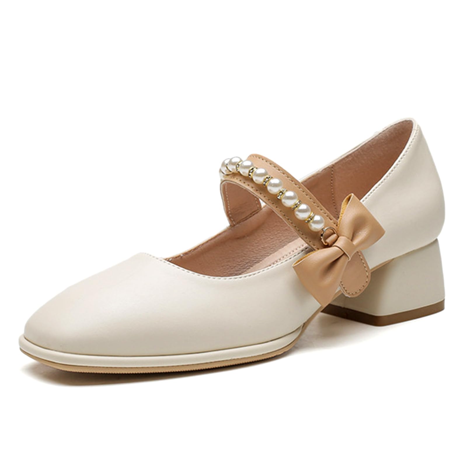 Scarpe Mary Jane Donna Tacco Basso Calzature Quotidiane | Outfit Ufficio, Facile da Abbinare, Routine Quotidiana, Lunga Durata, Sensazione Leggera