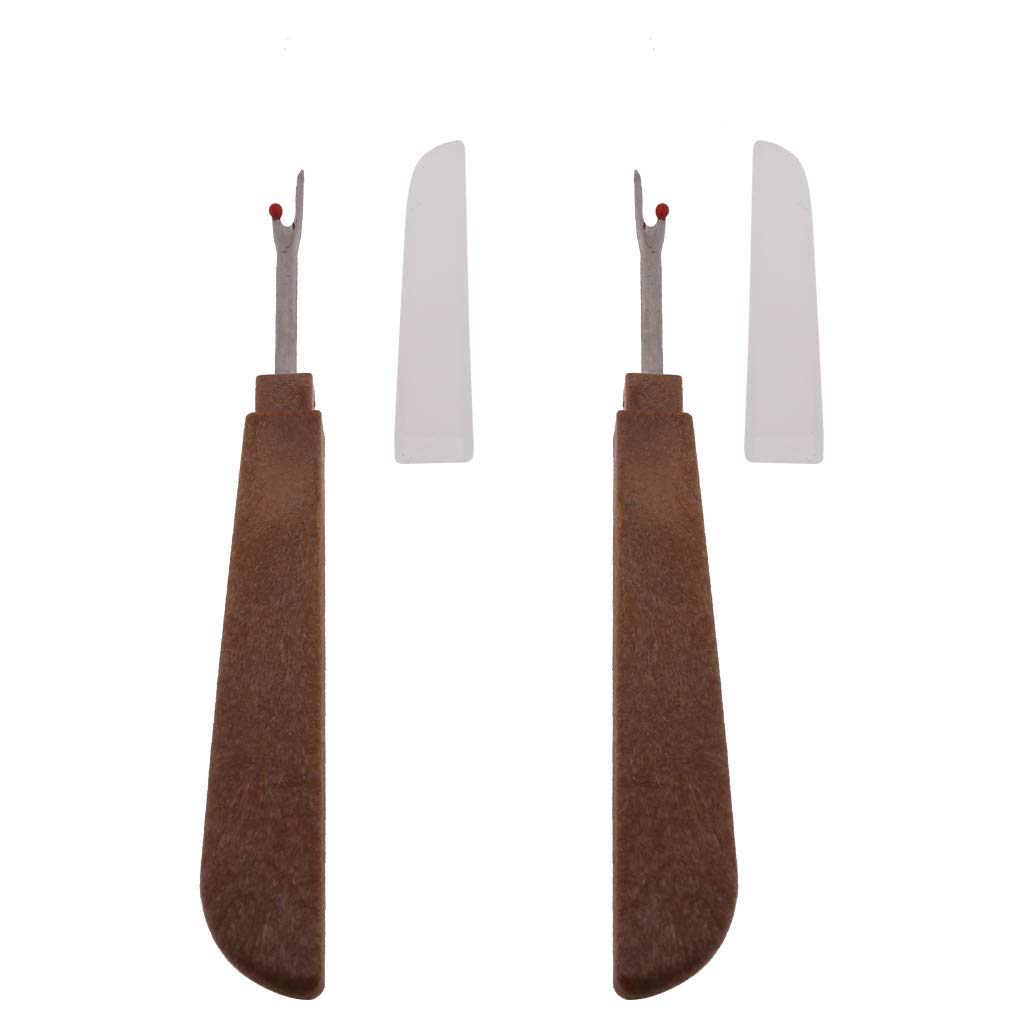 Ankexin 2Pcs Plastic Handle Craft Thread Cutter Seam Ripper Stitch Unpicker Needle Arts