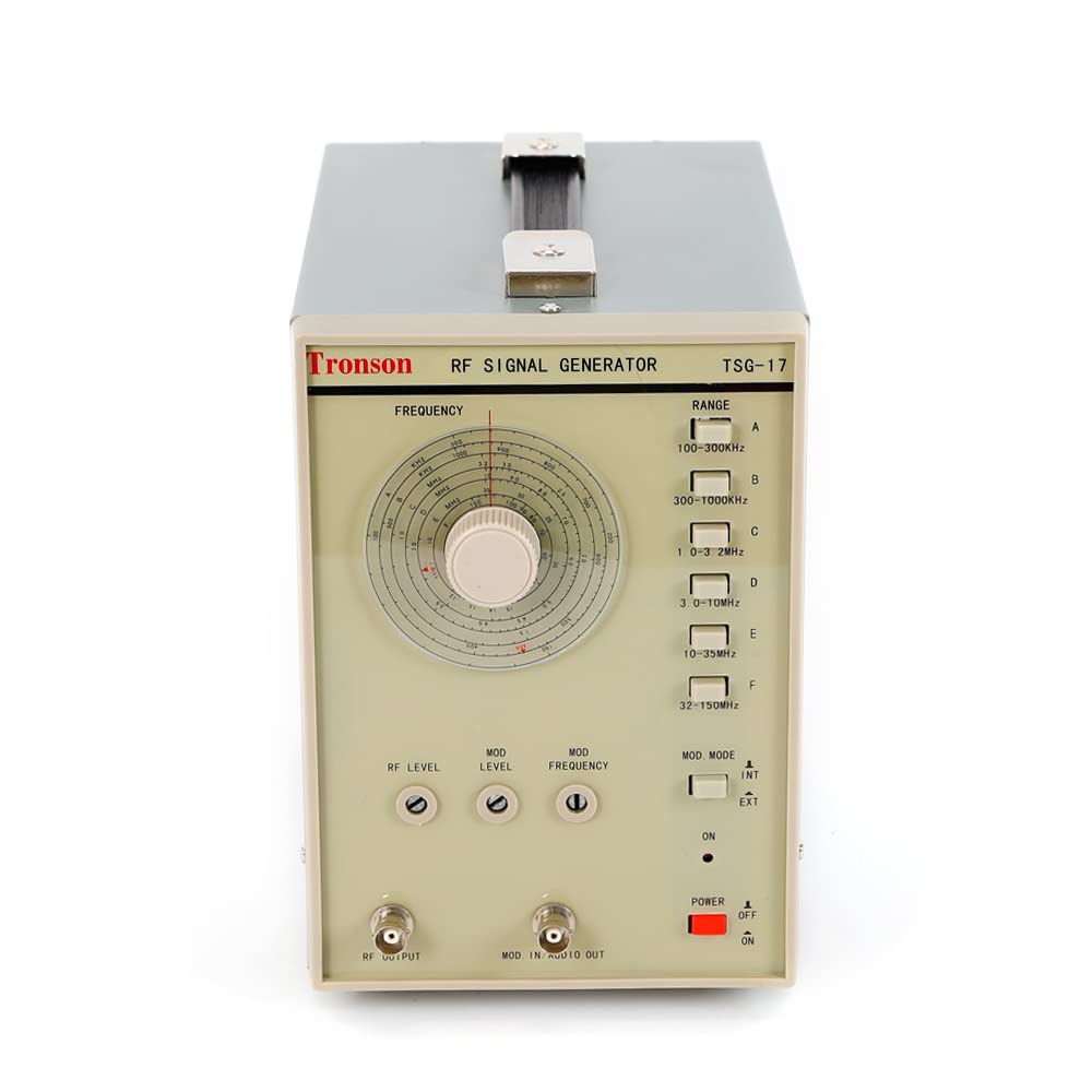 Signal Generator, TSG-17 110V Radio Frequency Signal Generator 100kHz-150MHZ High Frequency RF/AM Radio Frequency with Power Cord for Commercial Household