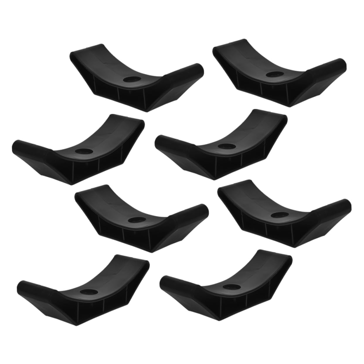 ifundom 8Pcs Dumbbell Holder Saddles Wear Resistant Weight Rack for Home Gym Floor Safe Dumbbell Stand with Noise Reduction Lightweight Design for Strength Training and Organization