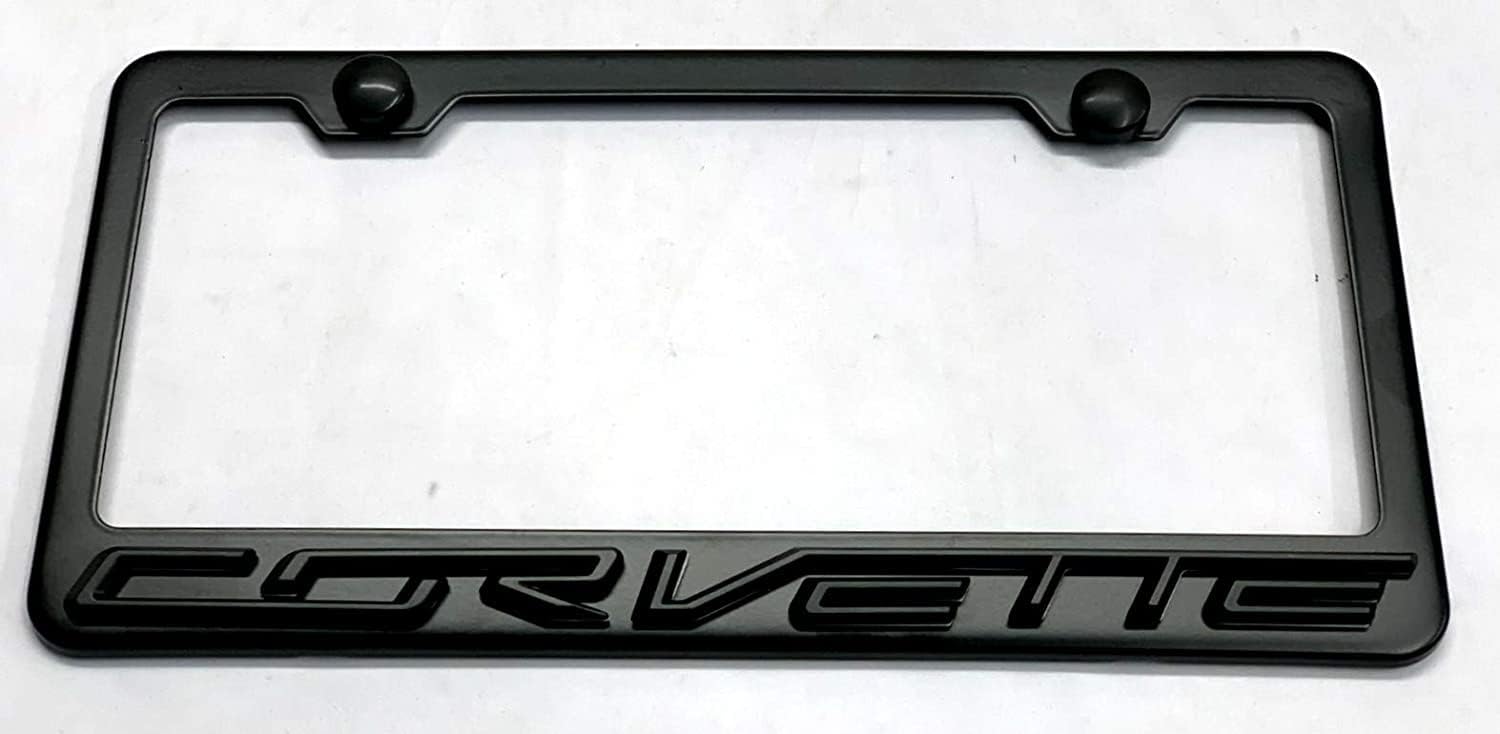 Corvette C7 Stingray Chrome License Plate Frame With Stingray Script ...