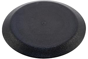 1 Inch Black Plastic Body Flush Mount Hole Plugs for Sheet Metal...