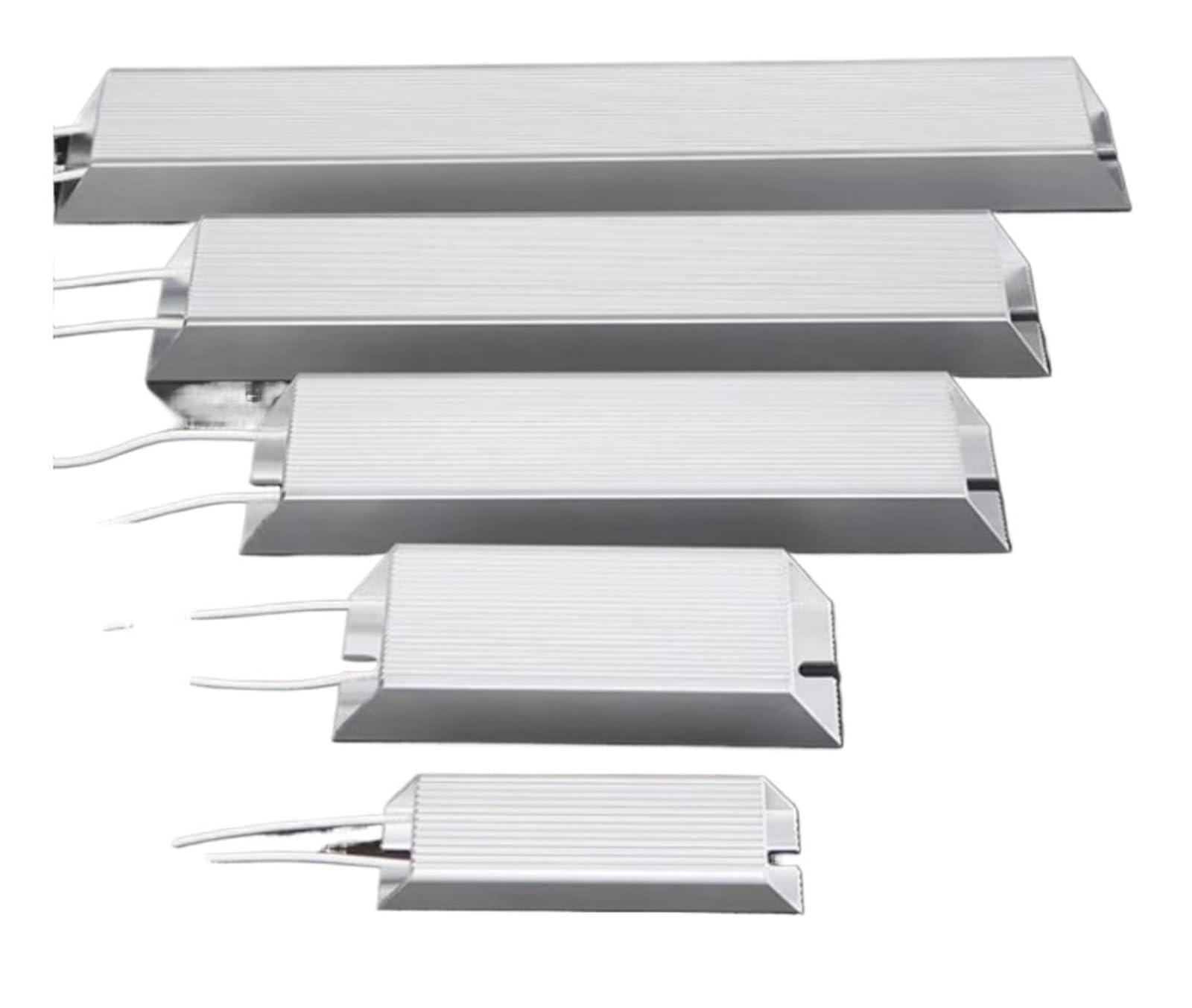 VKvmNYlxx 1Pcs Brake Resistor RXLG 1000W 1500W Aluminum Shell Resistance 1kw 1.5kw Servo Frequency Conversion High Power 5R 40R 100R 500R(1.5kW 75R)