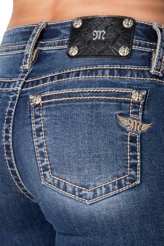 Miss Me Women's Noa Jane Mid-Rise Cropped Skinny Jeans4