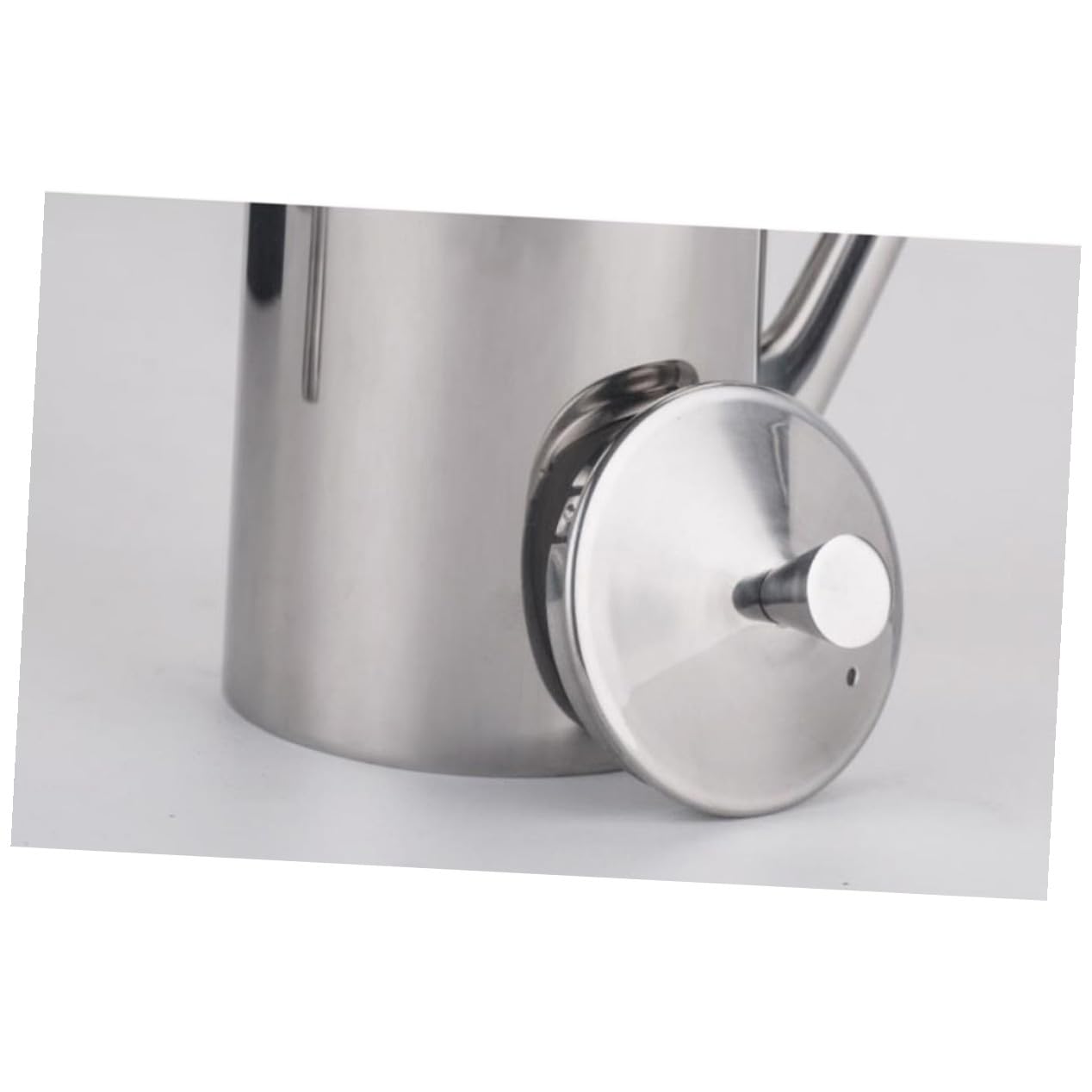 Aceitera de Acero Inoxidable Dispensador Antigoteo con Tapa Protectora para Cocina y Restaurante Control Preciso de Aceite y Vinagre Botella Dosificadora Segura y Resistente para