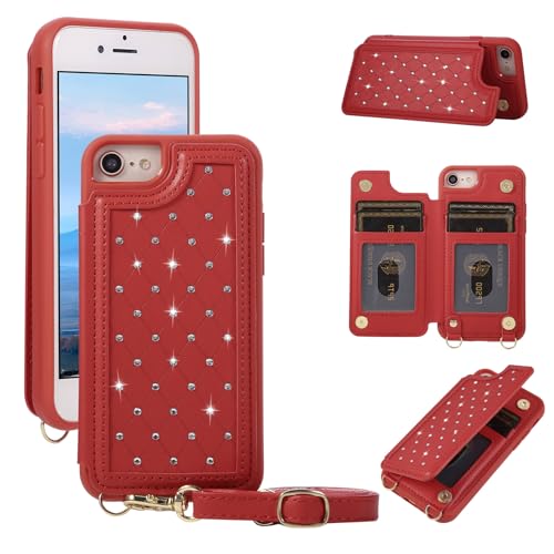 Coque Portefeuille iPhone 7/8/SE Antivol RFID contre la Perte et le Vol