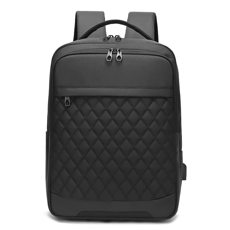 ZAFIN- Mochila Notebook Dell Acer HP Lenovo Macbook Asus Masculina Com Entrada USB Impermeável Resistente e Reforçada 28L (PRETO)