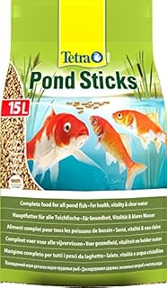 Tetra Pond Sticks, Complete Food for All Pond Fish for Health, Vitality and Clear Water, 15 Litre