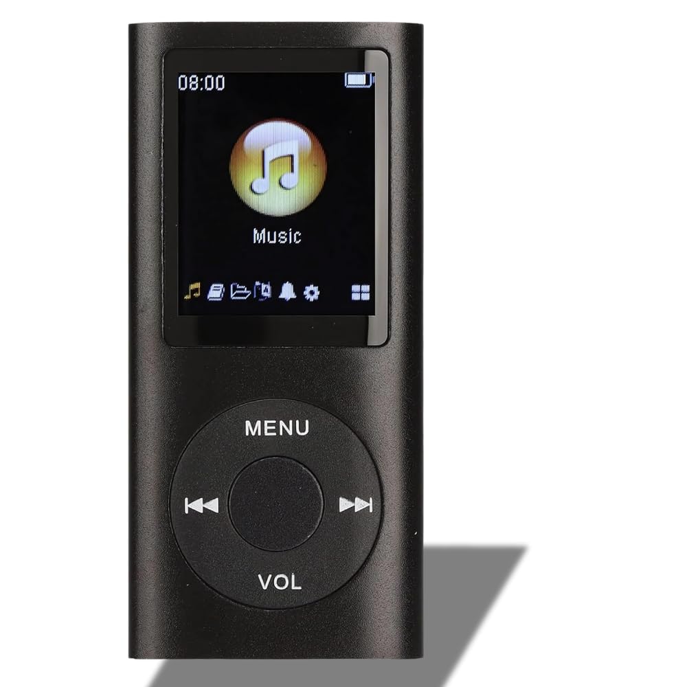 DRUMSTONE (16 Year Warranty) Black Long MP4 Player Slim & Stylish Digital Music & Video Player & Display Voice Recorder Long Battery Life for Travel & Workout Memory Card not Included-image-42