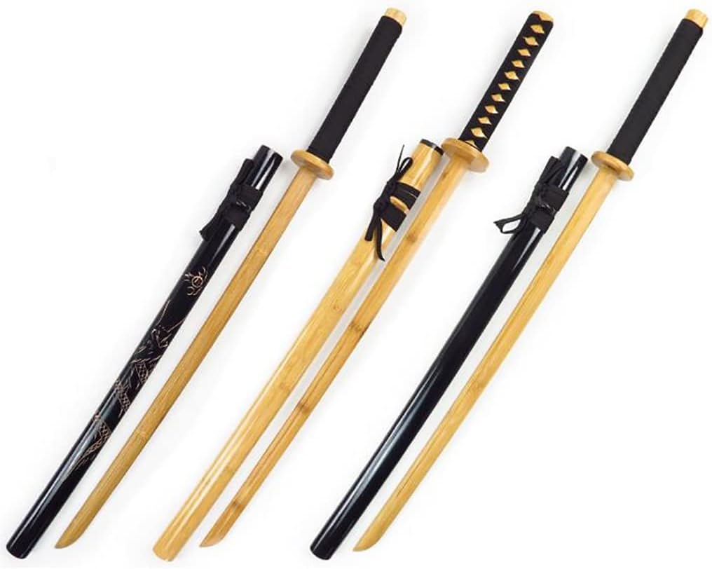 Bambus Tai-Chi Schwert 102cm - Handgefertigtes Bokken Für Training