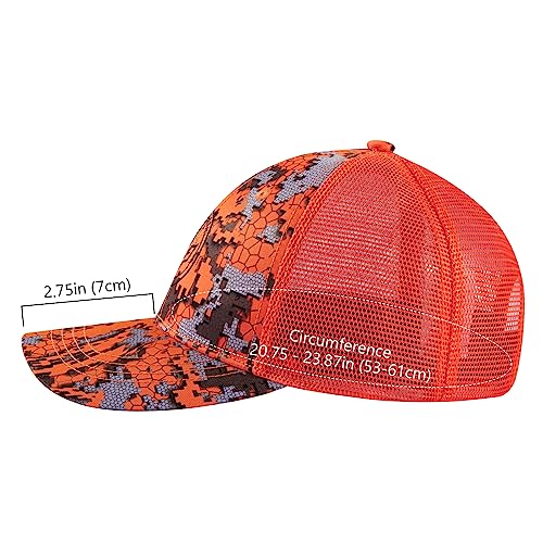 Image of BASSDASH Altimate Fishing Hat Mesh Back for Men Women Adjustable Baseball Trucker Cap