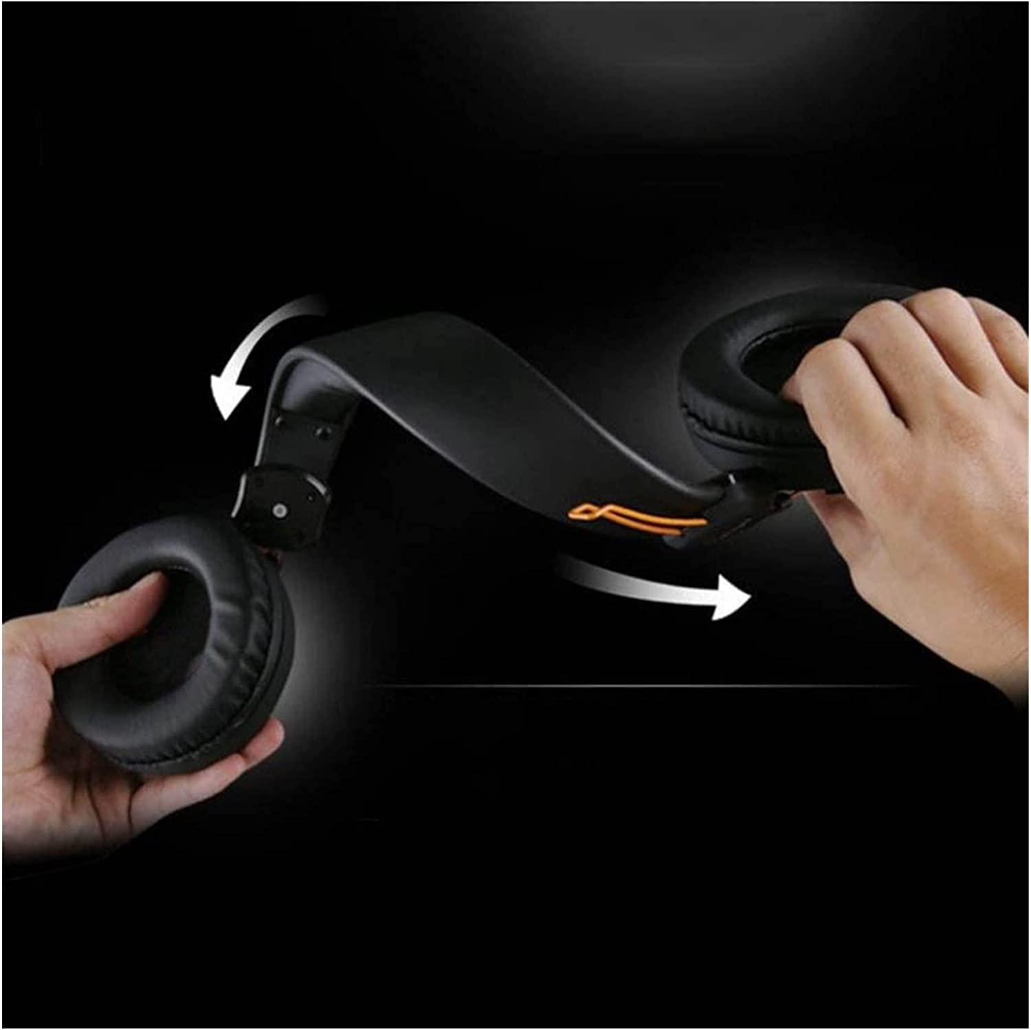 Cuffie con Microfono, Cuffie Pieghevoli Leggere sull'orecchio for Bambini Adolescenti Adulti, Cuffie Stereo con Bassi Profondi, Design Portatile for Viaggi in Ufficio a casa Scuola virtuale