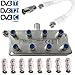 Produktbild Eurosell 8 fach IEC Koax Verteiler Antennenverteiler TV Kabel Adapter Kabelfernsehen