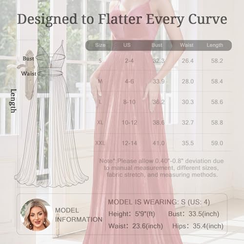Image of Sexy Backless Maxi Formal Dress for Women with Sequin, Sleeveless Pleated Evening Gowns for Wedding and Cocktail