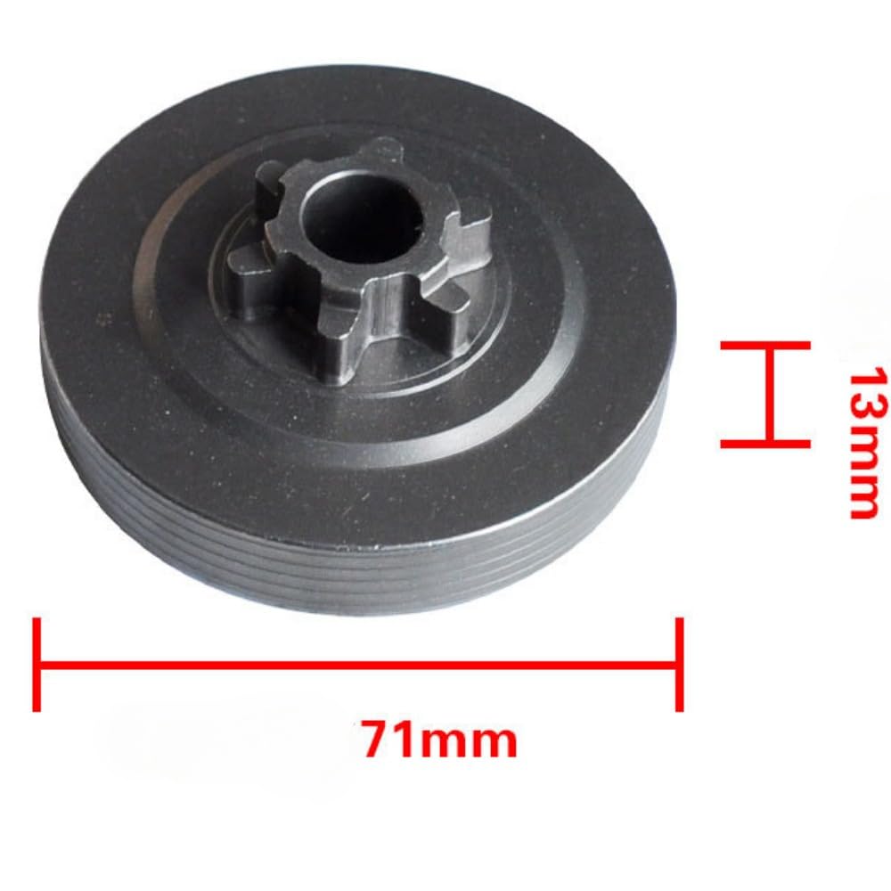 Kit de embrague de repuesto compatible con piezas de repuesto de motosierra 3800 4100 (juego 4)