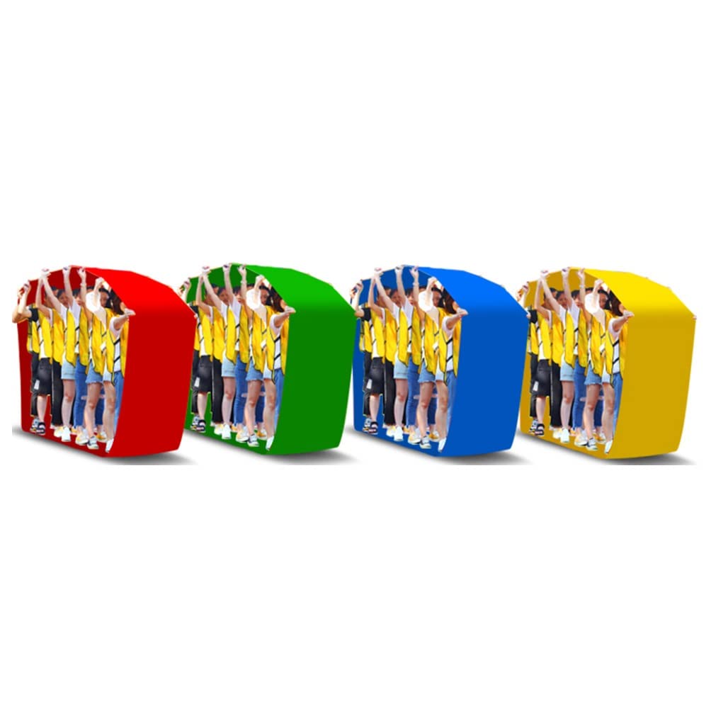 gry integracyjne, Gry zespołowe Grając w Run Mat, gra rodzinna dla dorosłych dzieci Wild Day, budująca zespół, 4 szt(Adult 8M)