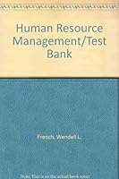 Human Resource Management/Test Bank 0395370159 Book Cover