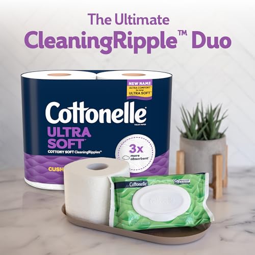 Image of Cottonelle Ultra ComfortCare Soft Toilet Paper 32 Family Mega Rolls