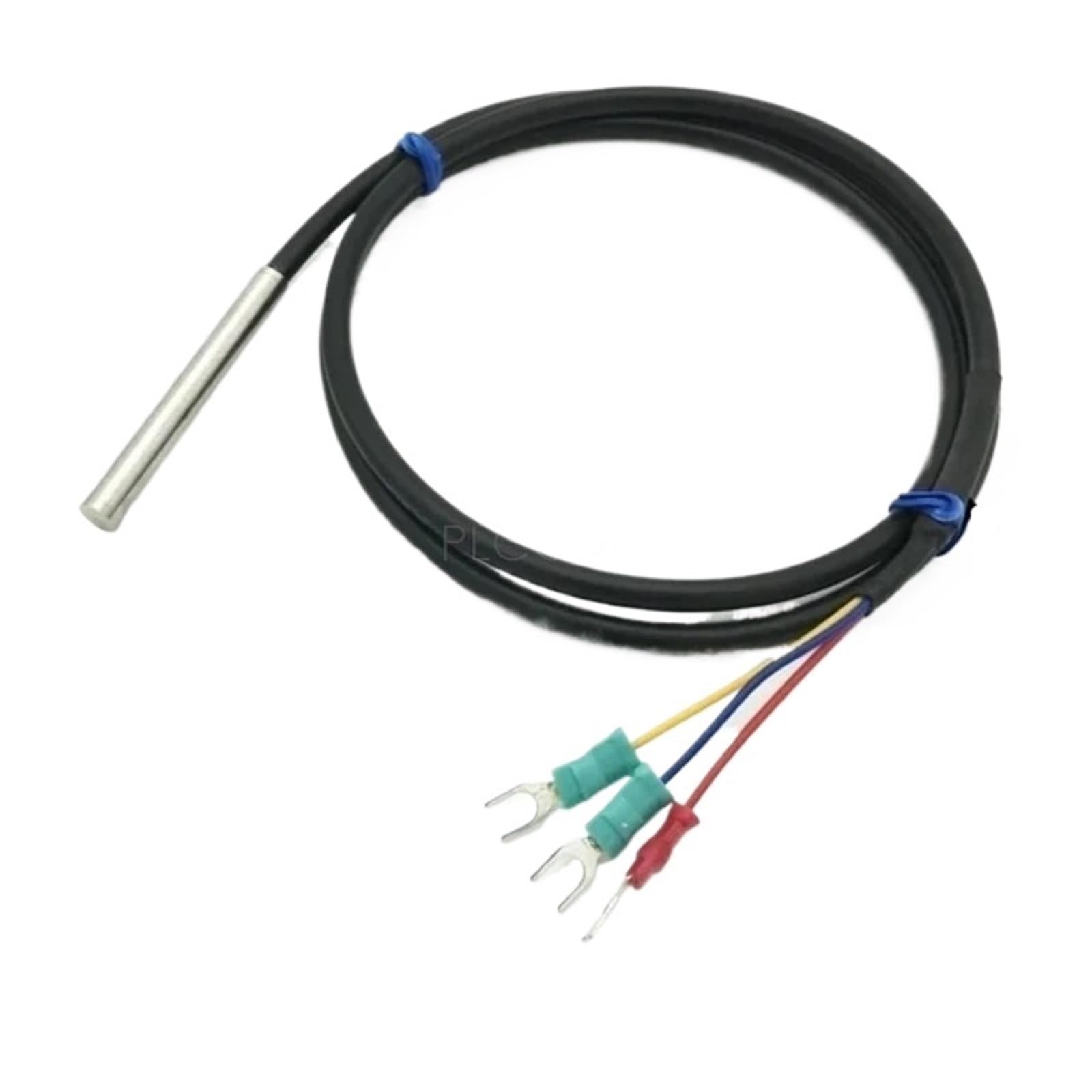5 pz/lotto RTD PT100 o CU50 5 * 50mm sonda sensore di temperatura a 3 fili con cavo for -50 a 150 gradi impermeabile(20M PT100)